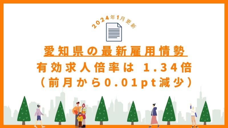 【2024年1月更新】愛知県の最新雇用情勢｜有効求人倍率は 1.34倍（前月から- 0.01pt 減少）.jpg