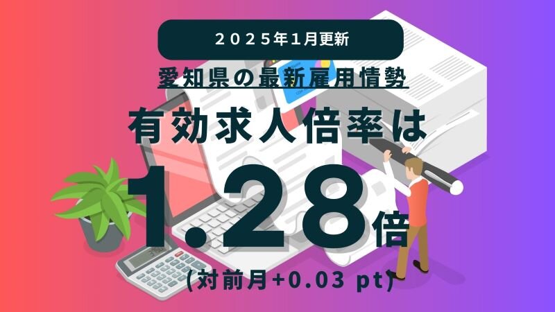 【2025年1月更新】愛知県の最新雇用情勢｜有効求人倍率は 1.28倍（対前月＋0.03 pt） (1).jpg