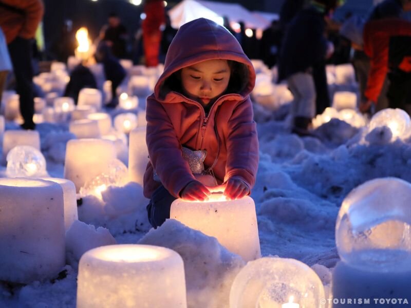 雪み街道いなぶの様子